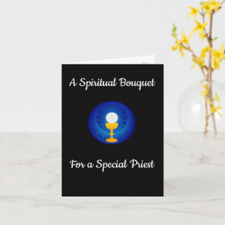 Spiritual Bouquet for a Priest Card