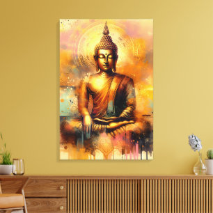 Spiritual Buddha Canvas Print