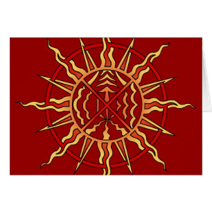 Spiritual Card Native Art First Nation Custom Card