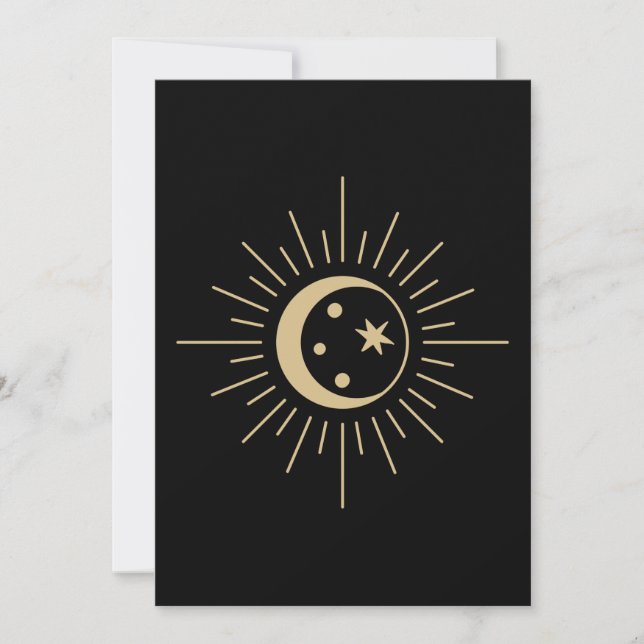 Spiritual Celestial Crescent Moon (Front)