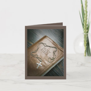 Spiritual Christmas Thank You Card