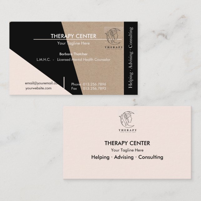 Spiritual Coach | Healer | Therapist  Business Car Business Card (Front/Back)