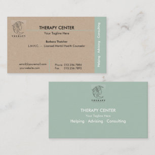 Spiritual Coach Healer Therapist Business Car Card
