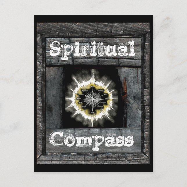 Spiritual Compass Postcard (Front)