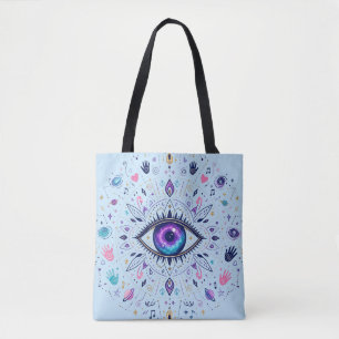 Spiritual Cosmic Design Tote Bag