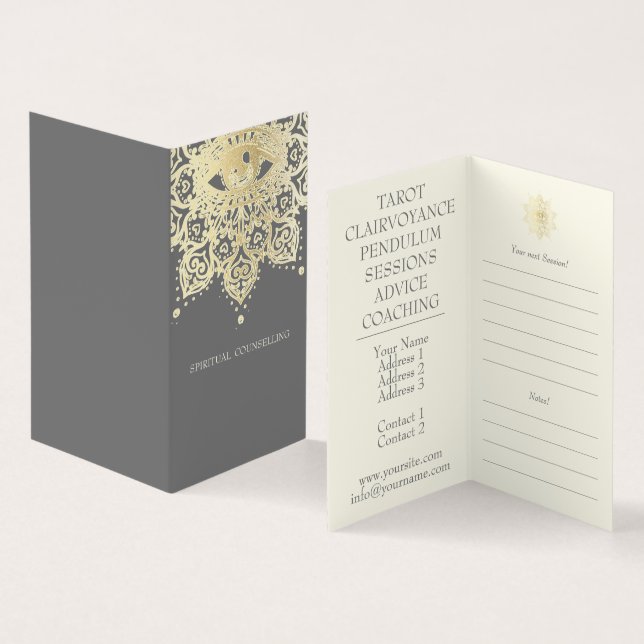 Spiritual Counselling, Psychic - Business Card (Inside and Outside)