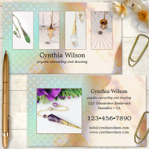 Spiritual Counsellor Dowsing Pendulum Photo Business Card