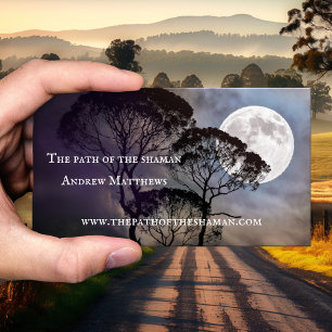 Spiritual Counsellor Shaman Photo Business Card