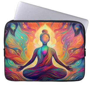 Spiritual Energy Magnet B Laptop Sleeve