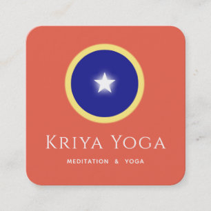 Spiritual Eye Square Business Card
