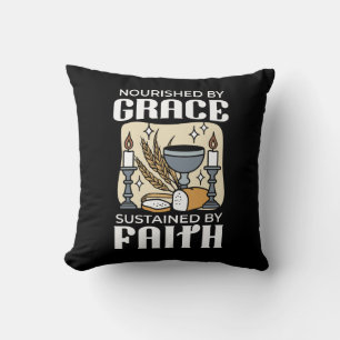 Spiritual Faith and Grace – Uplifting Christian Cushion