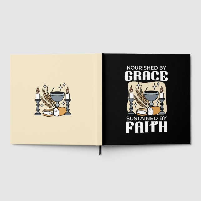 Spiritual Faith and Grace – Uplifting Christian Guest Book (Full)