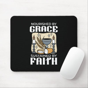Spiritual Faith and Grace – Uplifting Christian Mouse Mat