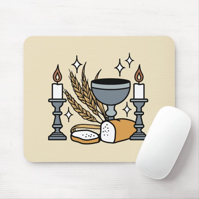 Spiritual Faith and Grace – Uplifting Christian Mouse Mat (With Mouse)
