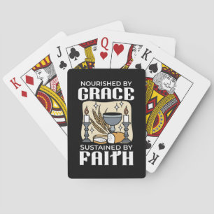Spiritual Faith and Grace – Uplifting Christian Playing Cards