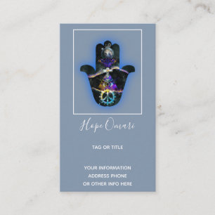 Spiritual Fatima Hand, Mystical Business Card