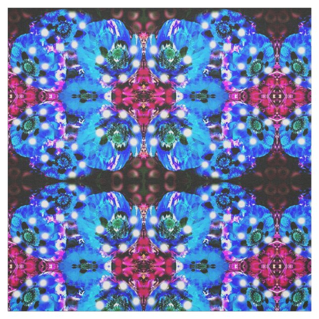 Spiritual flowers fabric (Swatch)