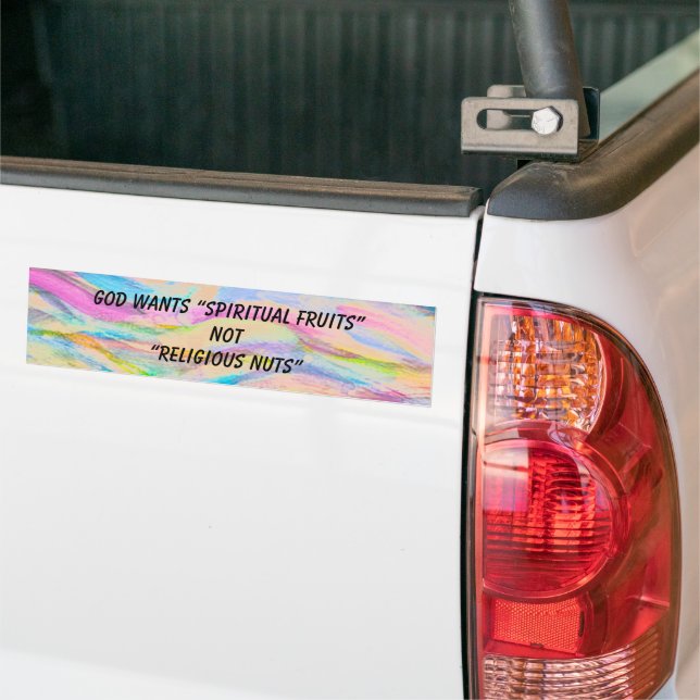 “Spiritual Fruits”BUMPER  Sticker (On Truck)