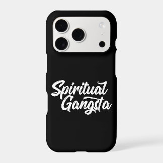 Spiritual Gangsta Funny Yoga Quote in White