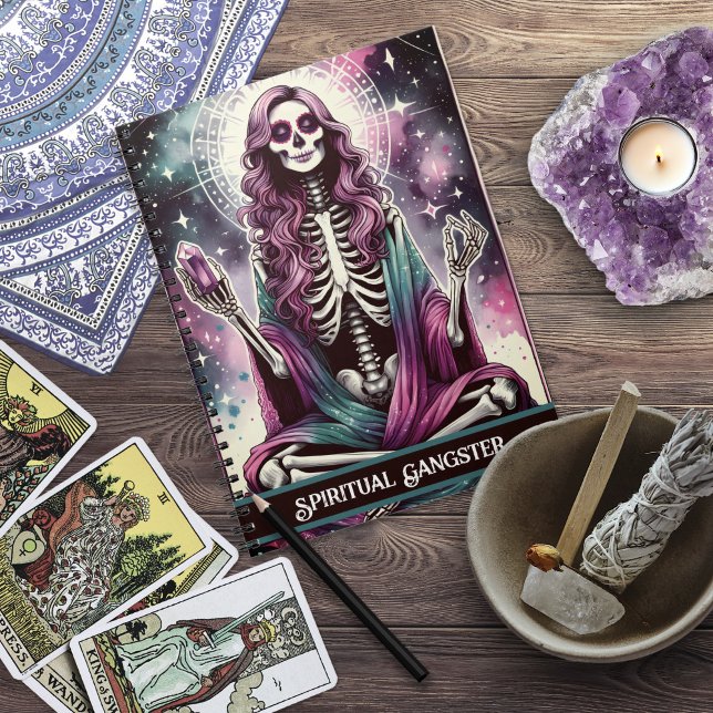 Spiritual Gangster Purple Skeleton Witch Mystical Notebook (Spiritual Gangster Purple Skeleton Witch Mystical Notebook)