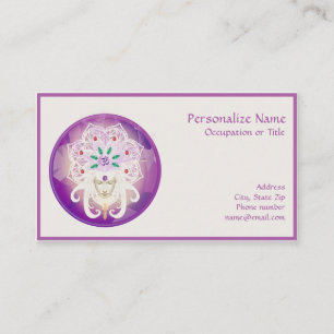 Spiritual Goddess Elegant Business Card