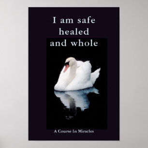 Spiritual Healing Poster - Safe Healed and Whole