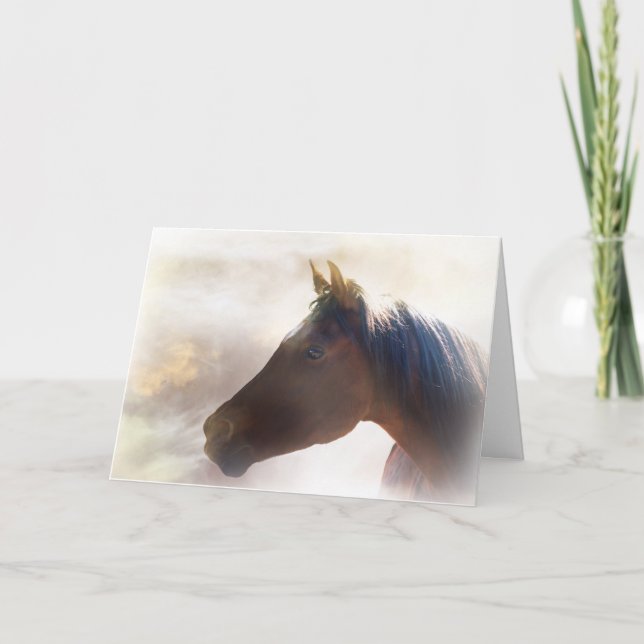 Spiritual Horse Sympathy Card (Front)