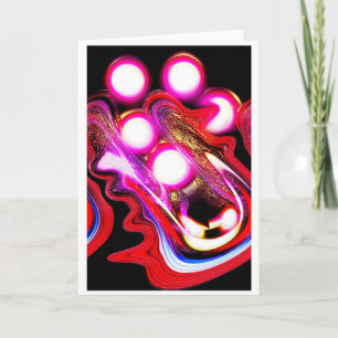 Spiritual hybrid art holiday card