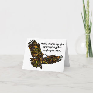 Spiritual Inspirational Quote Saying Greeting Card