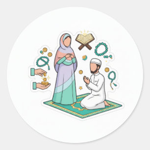 Spiritual Islamic Faith & Worship Sticker