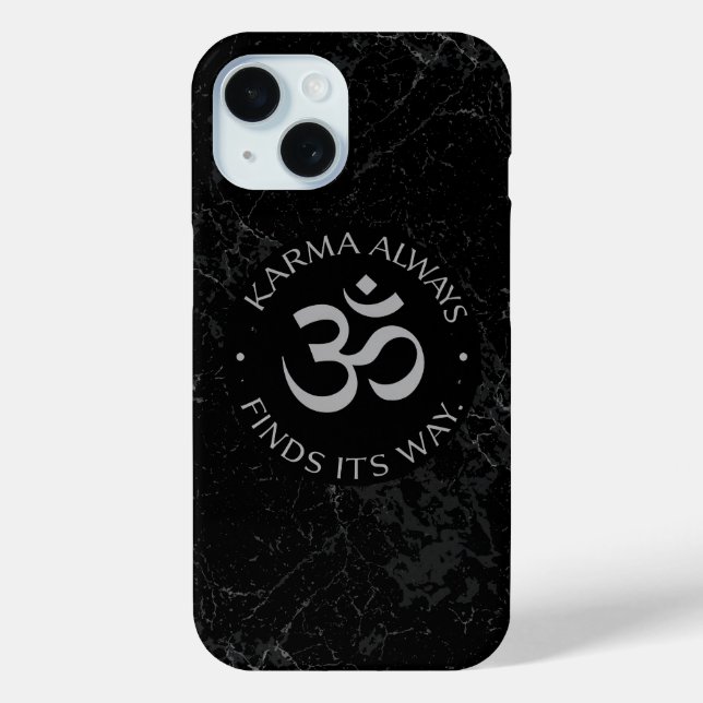 Spiritual Karma Om Design – Mindfulness Collection Case-Mate iPhone Case (Back)
