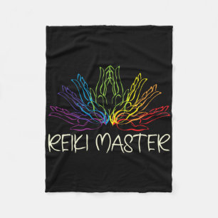 Spiritual Life Energy Healer Reiki Master Fleece Blanket
