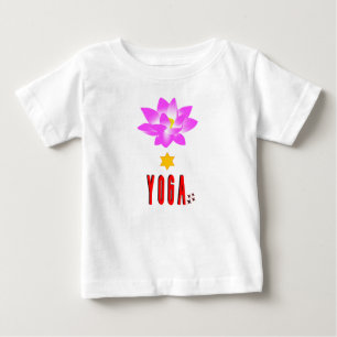 Spiritual Lotus Namaste International Day of Yoga Baby T-Shirt