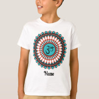 Spiritual Mandala Om Symbol Turquoise Customised
