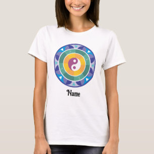 Spiritual Mandala Rainbow Colour Chinese Customise T-Shirt