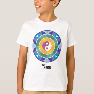 Spiritual Mandala Rainbow Colour Chinese Customise T-Shirt