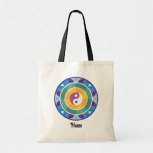 Spiritual Mandala Rainbow Colour Chinese Customise Tote Bag