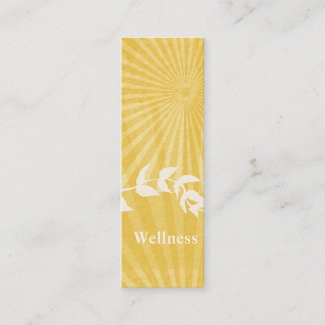 Spiritual  Meditation Coach Mini Business Card (Front)