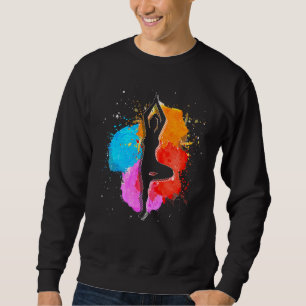 Spiritual Meditation Namaste Yogi Buddhist Colorfu Sweatshirt