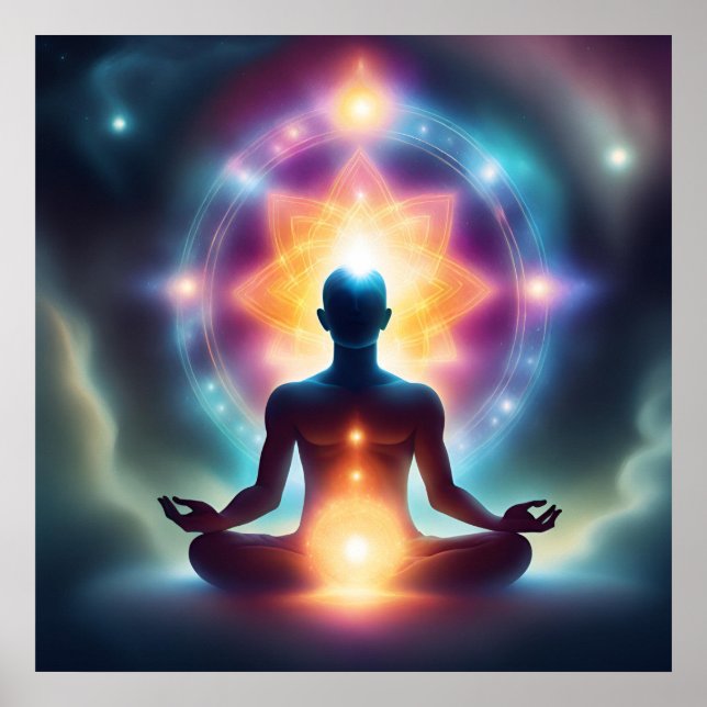 Spiritual Meditation poster (Front)