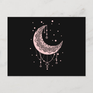 Spiritual Moon Pastel Goth Kawaii Postcard