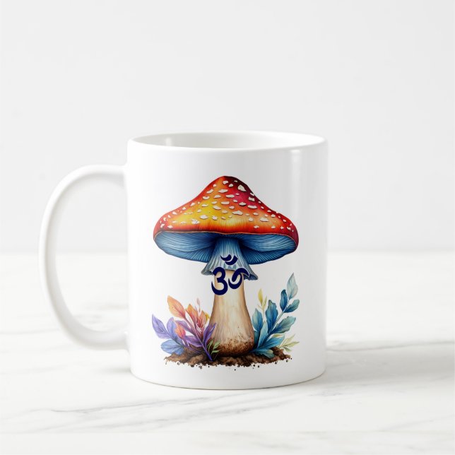 Spiritual Mushroom Mug (Left)