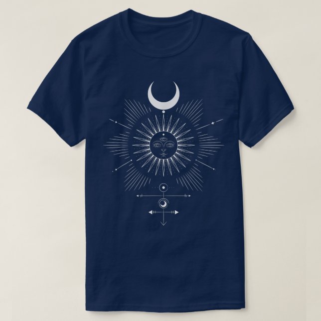 Spiritual Mystical Moon Wiccan Witch Pagan Goth My T-Shirt (Design Front)