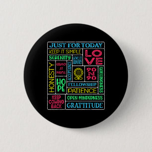 Spiritual Narcotics Anonymous Garden 6 Cm Round Badge