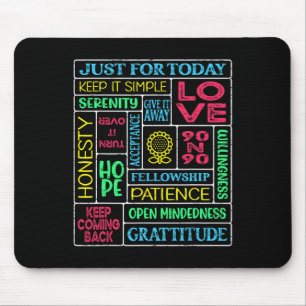 Spiritual Narcotics Anonymous Garden Mouse Mat