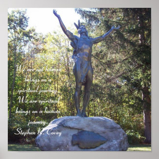 Spiritual Native American Poster