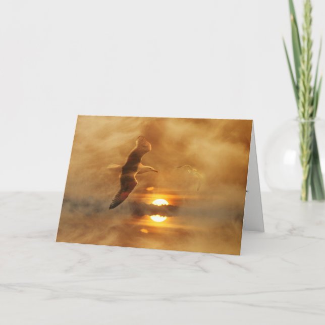 Spiritual Nautical Sympathy Card (Front)