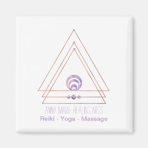 Spiritual New Age and Metaphysical   Purple Magnet