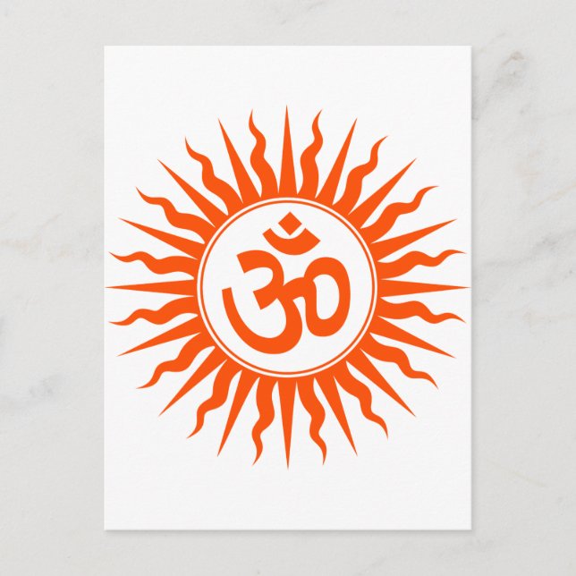Spiritual Om Postcard (Front)