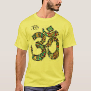 Spiritual Om Symbol Yellow T-Shirt